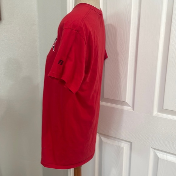 U of M T-shirt Ole Miss rebels football Russell university of Mississippi red M - Picture 4 of 7